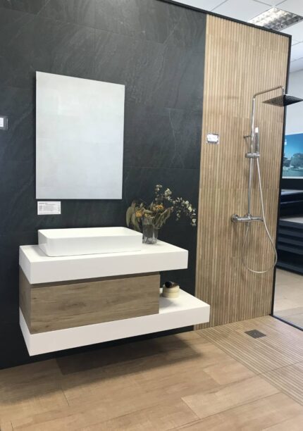 Ambiente Slatestone Black 45×90